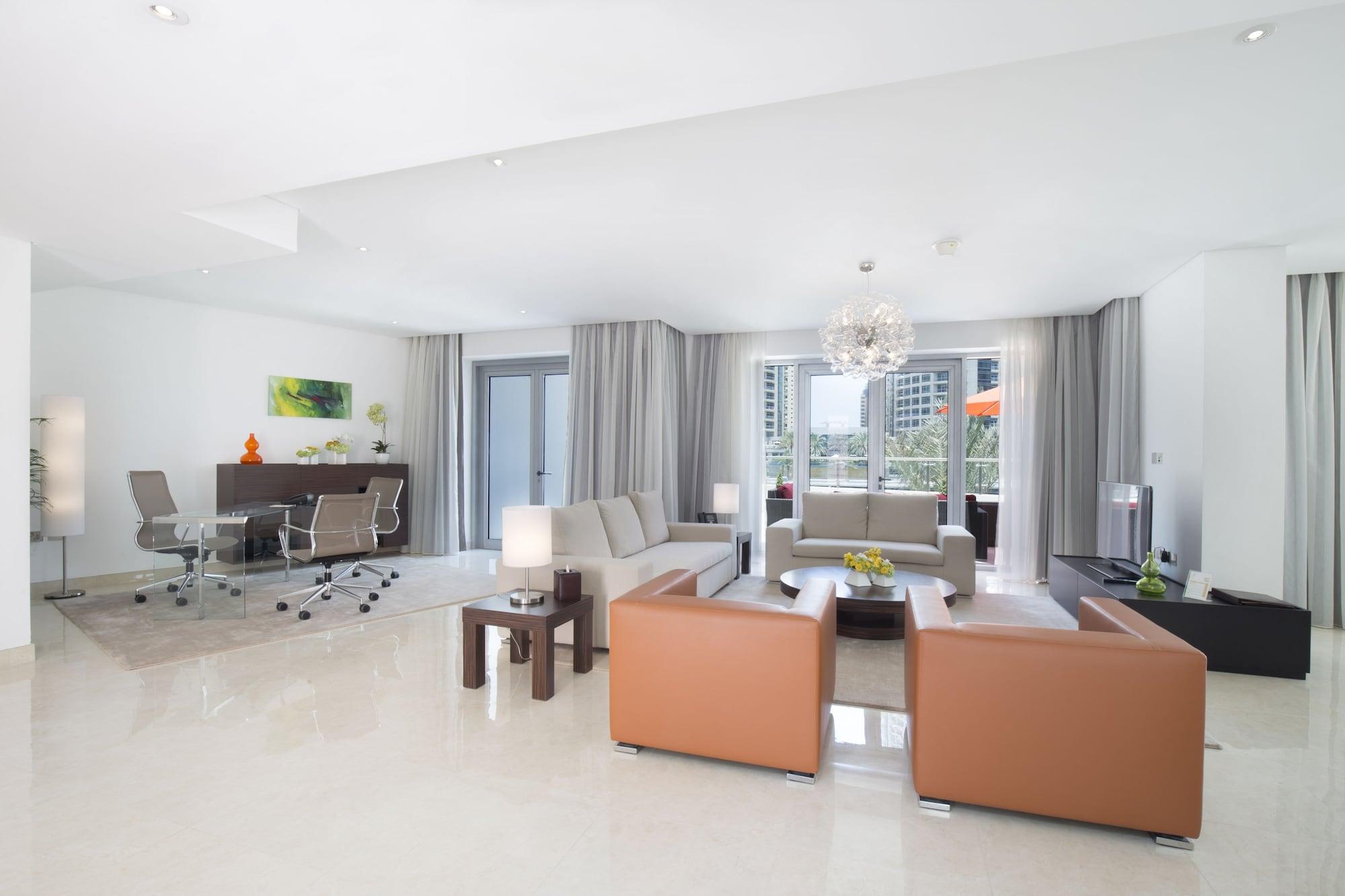 La Verda Suites And Villas Dubai Marina Exterior photo A living room in a typical apartment